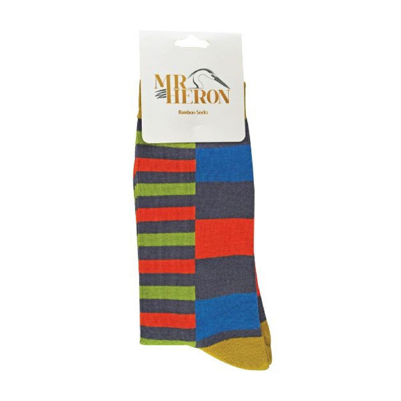 1 Pack Mens Novelty Patterned Bamboo Socks