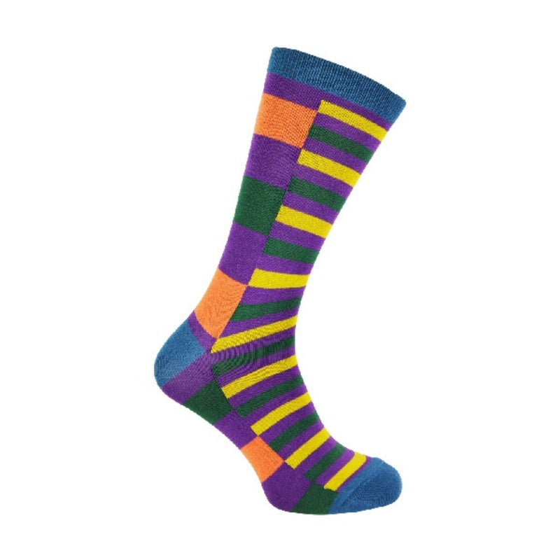 1 Pack Mens Novelty Patterned Bamboo Socks