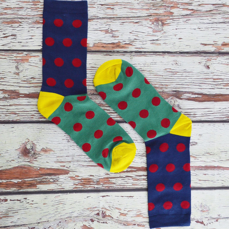 1 Pack Mens Novelty Patterned Bamboo Socks