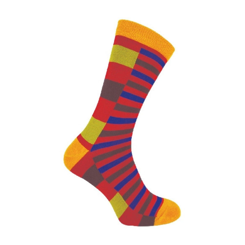 1 Pack Mens Novelty Patterned Bamboo Socks