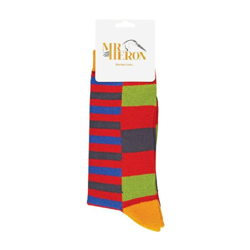1 Pack Mens Novelty Patterned Bamboo Socks