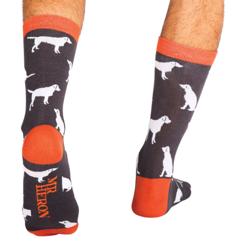 1 Pack Mens Novelty Charcoal Dalmatian Bamboo Socks