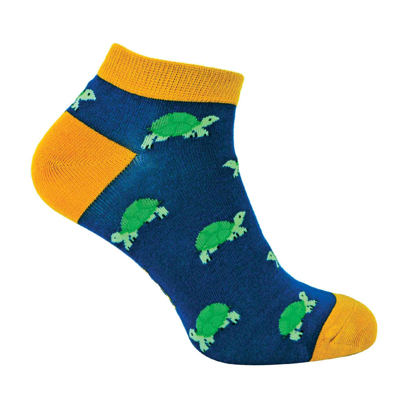 1 Pack Mens Animal Themed Bamboo Trainer Socks