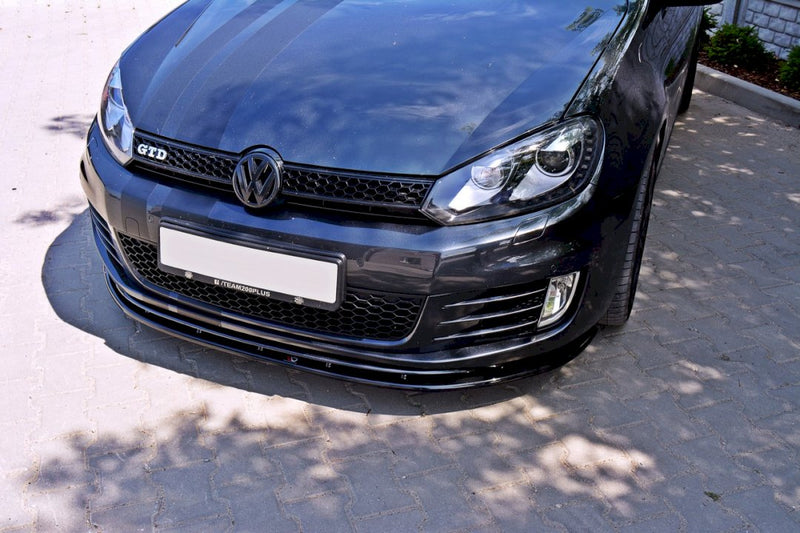 Maxton Design - Front Splitter VER.2 VW GOLF MK6 GTI