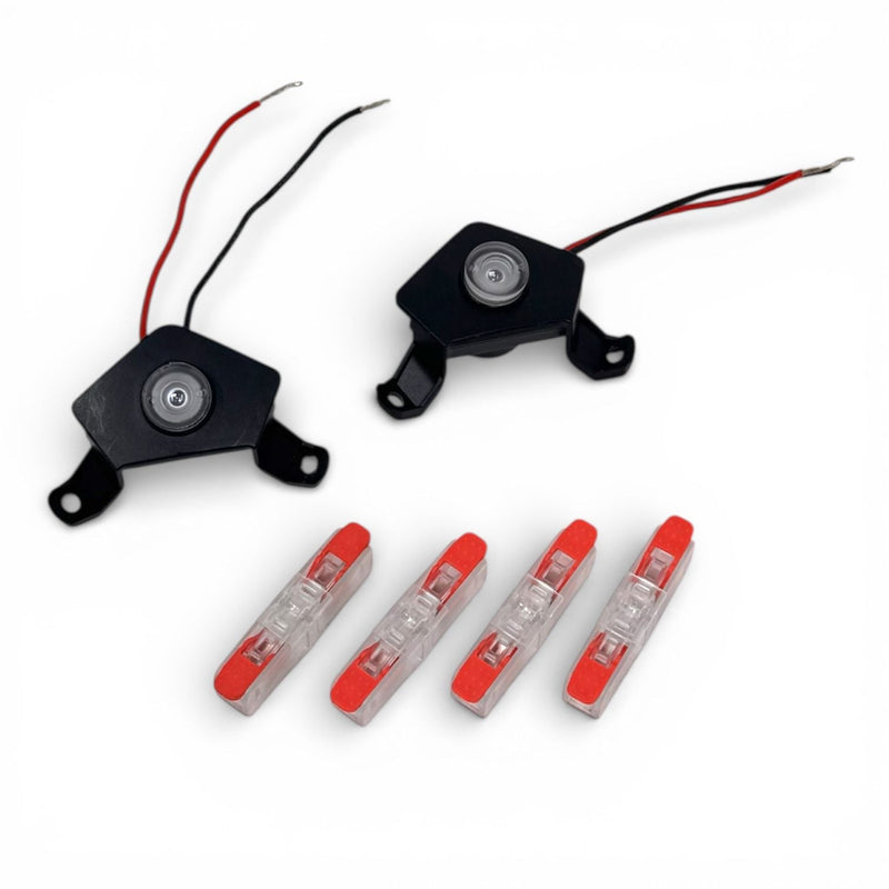 Ford Fiesta MK7 / MK7.5 - ST-Line Logo Projector Puddle Light Replacement Units (2008-2017)