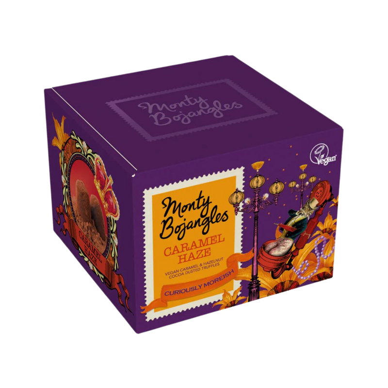Monty Bojangles | Vegan Caramel Haze Chocolate Truffles | 100g Box