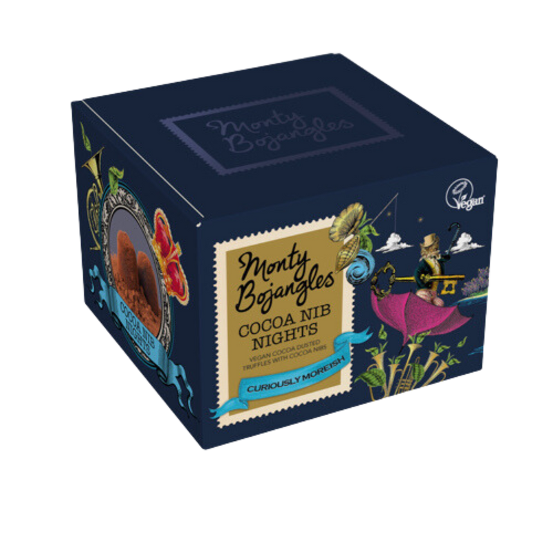 Monty Bojangles | Vegan Cocoa Nib Nights Truffles | 100g