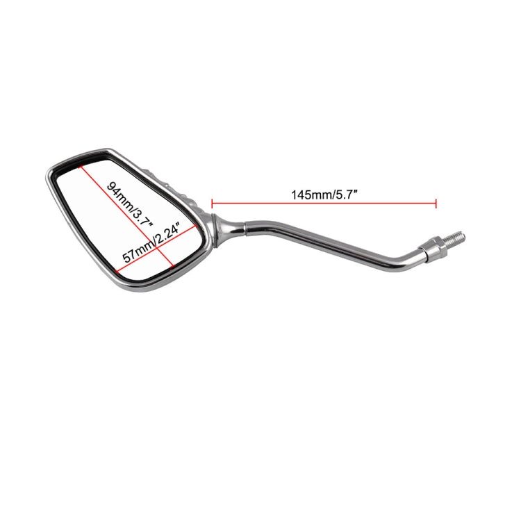 MB-MR011 Motorcycle Modified Universal ABS Skeleton Hand Rear View Mirror Set, Universal Skeleton Hand