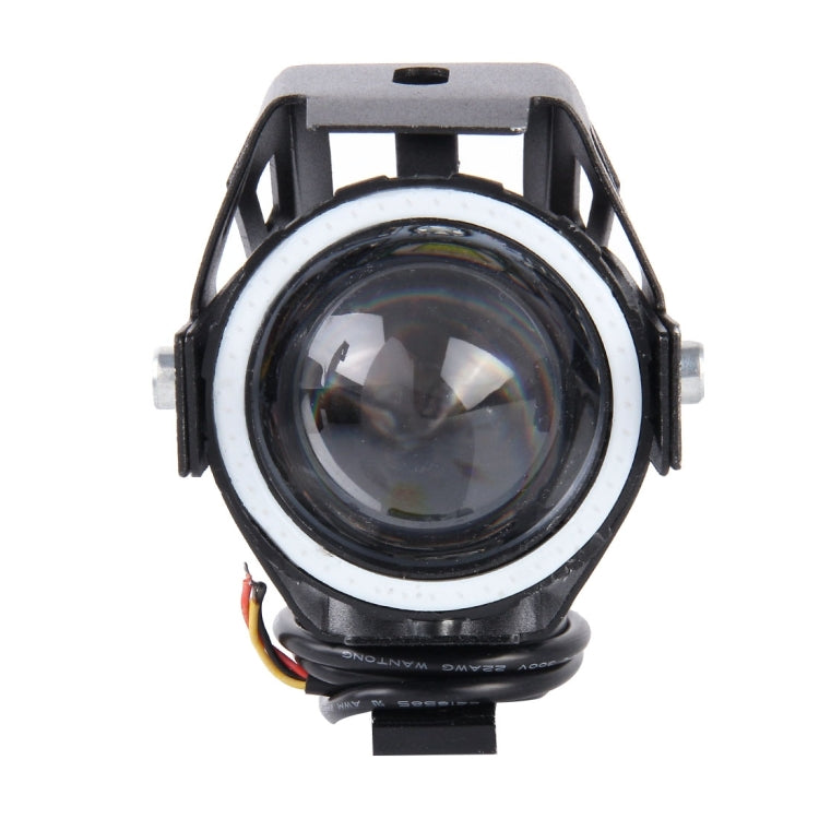 U7 10W 1000LM CREE LED Life Waterproof Headlamp Light with Angel Eyes Light for Motorcycle / SUV, DC 12V, U7 10W 1000LM Red Light, U7 10W 1000LM Blue Light