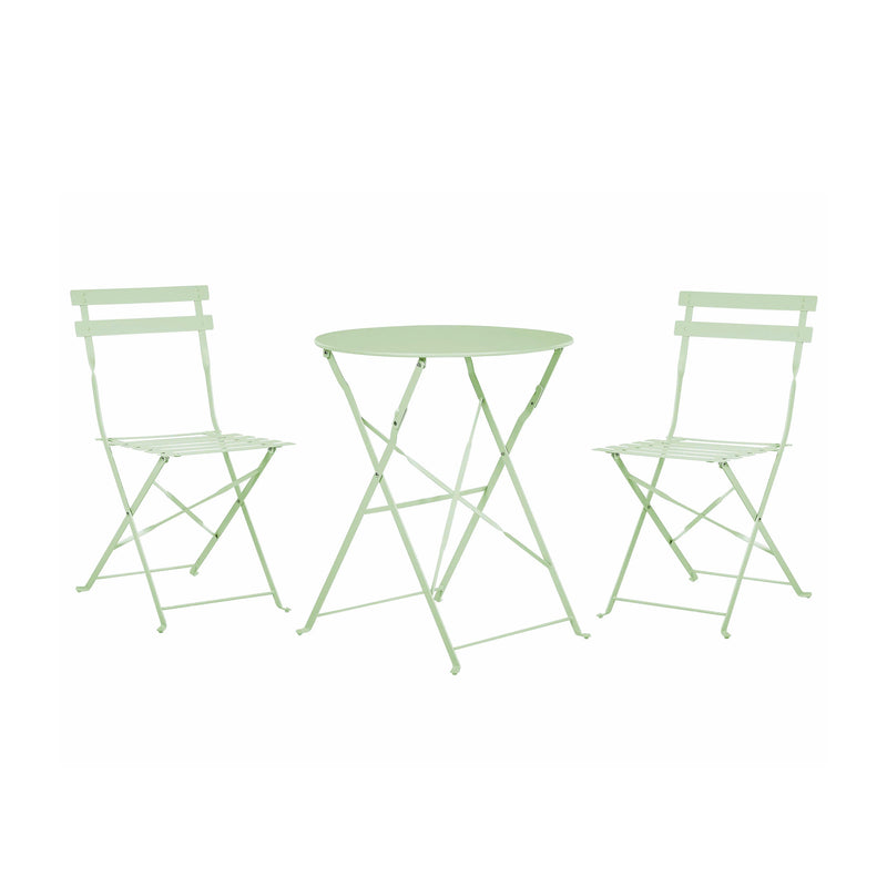 Sage Green 3-Piece Outdoor Bistro Set