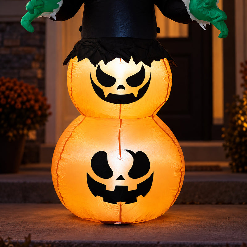 6ft Inflatable Outdoor Halloween Pumpkin Decoration