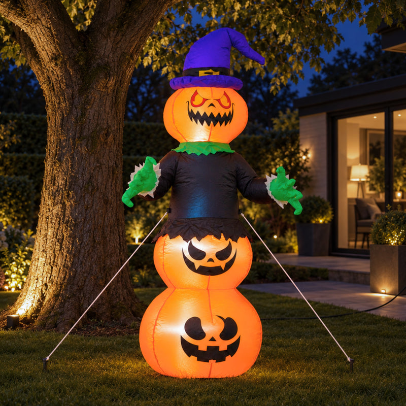 6ft Inflatable Outdoor Halloween Pumpkin Decoration
