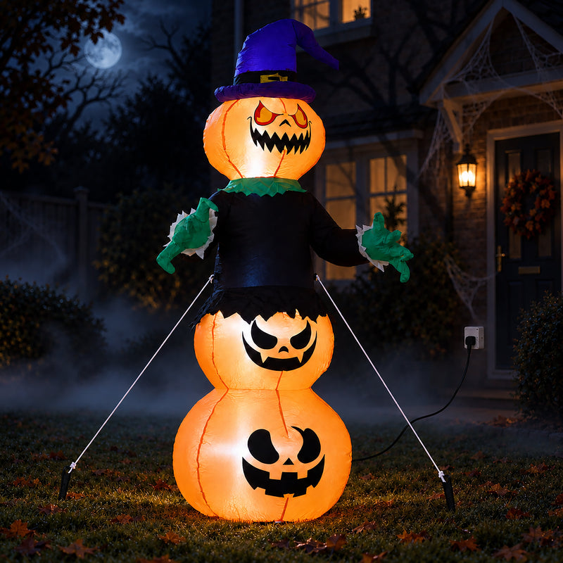 6ft Inflatable Outdoor Halloween Pumpkin Decoration