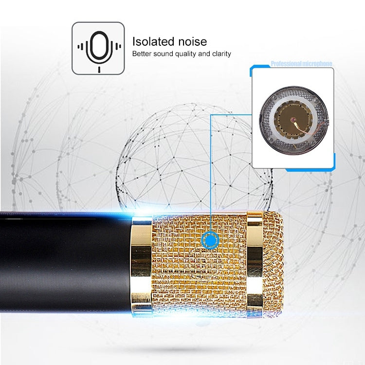 BM-800 Network K-Song Dedicated High-end Metal Shock Mount Microphone Set, BM800 Kit Blue, BM800 Kit Black, BM800 Kit Pink