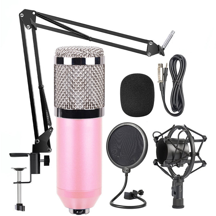 BM-800 Network K-Song Dedicated High-end Metal Shock Mount Microphone Set, BM800 Kit Blue, BM800 Kit Black, BM800 Kit Pink