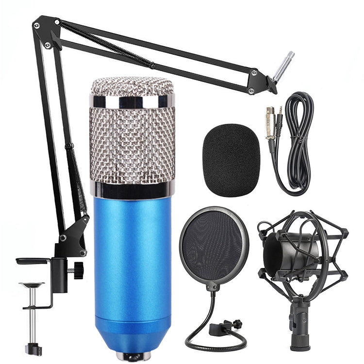 BM-800 Network K-Song Dedicated High-end Metal Shock Mount Microphone Set, BM800 Kit Blue, BM800 Kit Black, BM800 Kit Pink
