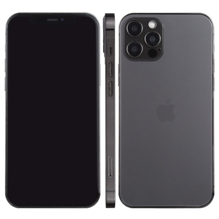 Black Screen Non-Working Fake Dummy Display Model for iPhone 12 Pro Max, Light Version, For iPhone 12 Pro Max Black Screen Light Version