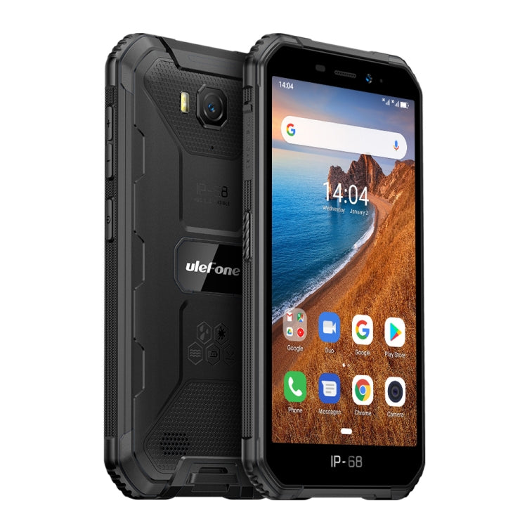 IP68/IP69K Waterproof Dustproof Shockproof, Face Identification, 4000mAh Battery, 5.0 inch Android 9.0 MTK6580A/W Quad Core up to 1.3GHz, Network: 3G, Armor X6 2GB+16GB
