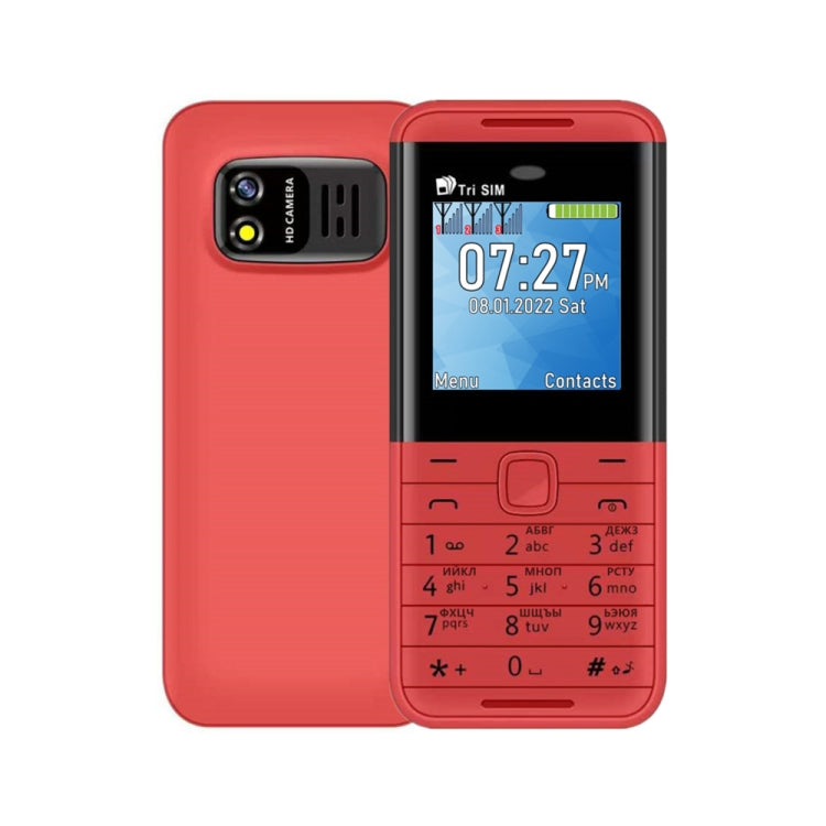 1.33 inch, MTK6261D, 21 Keys, Support Bluetooth, FM, Magic Sound, Auto Call Record, GSM, Triple SIM, Russian Key