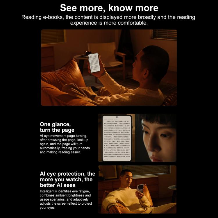 HUAWEI Pura X, 12GB+512GB, Side Fingerprint Identification, 6.3 inch + 3.5 inch HarmonyOS 5.0.1 Octa Core, NFC, OTG, Not Support Google Play, 12GB+512GB