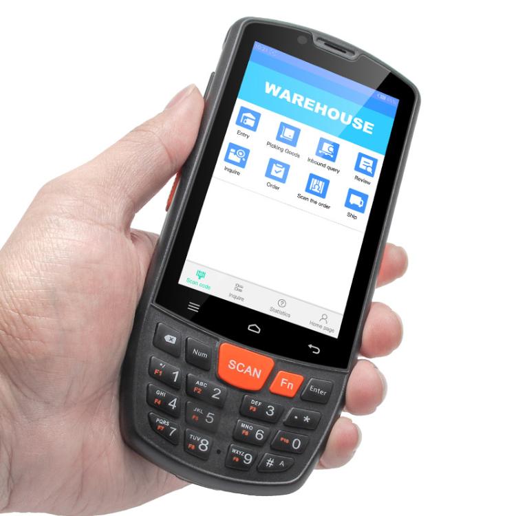 UNIWA HS006 Industrial PDA QR Code Scanner, 3GB+32GB, 4.0 inch Android 11 MediaTek MT6762 Octa Core, NFC, Network: 4G, 3GB+32GB