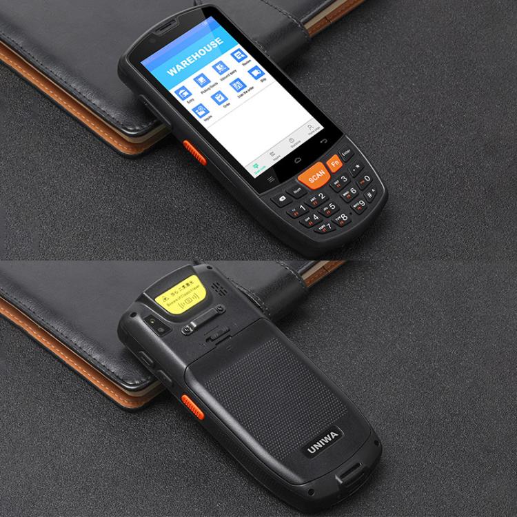 UNIWA HS006 Industrial PDA QR Code Scanner, 3GB+32GB, 4.0 inch Android 11 MediaTek MT6762 Octa Core, NFC, Network: 4G, 3GB+32GB