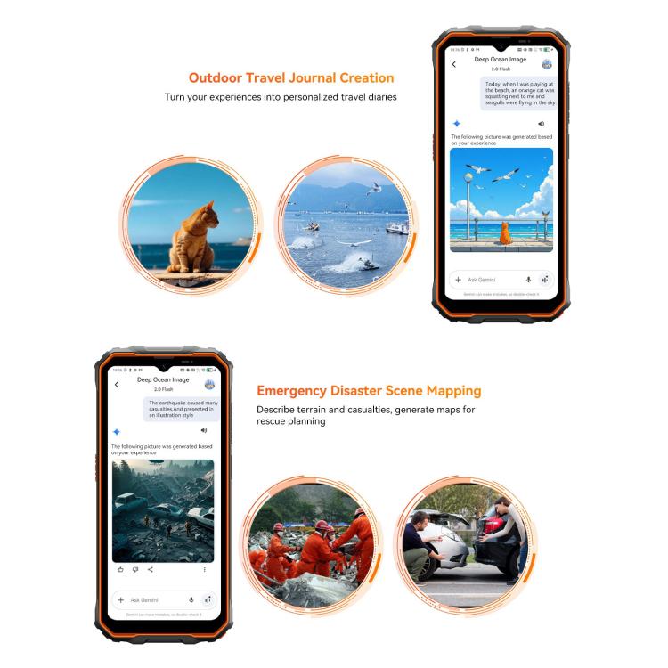 Blackview Oscal Marine 2, 4GB+64GB, 6.56 inch Android 15 Unisoc UMS9230E T615 Octa Core, Network: 4G, OTG, NFC, 4GB+64GB