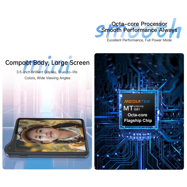 QIN K25 Global, 4GB+128GB, 3.54 inch, Android 14 MediaTek Helio G81 Octa Core, Network: 4G, Support Google Play
