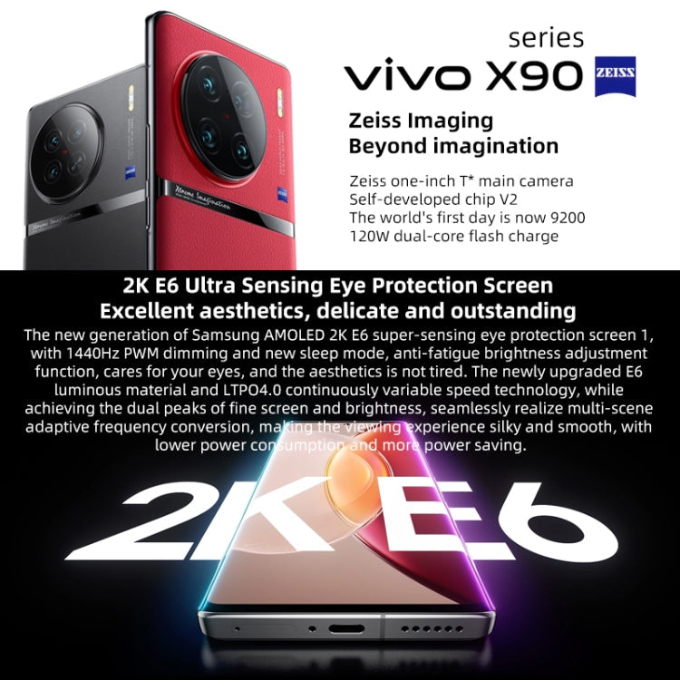 Quad Back Cameras, Screen Fingerprint Identification / Face ID, 4700mAh Battery, 6.78 inch Android 13.0 OriginOS 3 Qualcomm Snapdragon 8 Gen 2  Octa Core up to 3.2GHz, NFC, OTG, Network: 5G, Support Google Play, Support 50W Wireless Flash Charging...