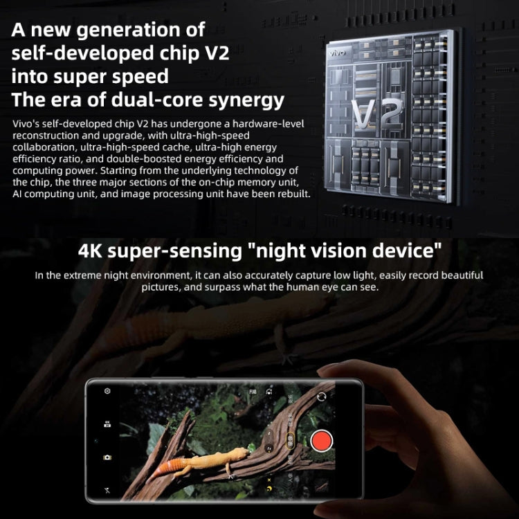 Quad Back Cameras, Screen Fingerprint Identification / Face ID, 4700mAh Battery, 6.78 inch Android 13.0 OriginOS 3 Qualcomm Snapdragon 8 Gen 2  Octa Core up to 3.2GHz, NFC, OTG, Network: 5G, Support Google Play, Support 50W Wireless Flash Charging...