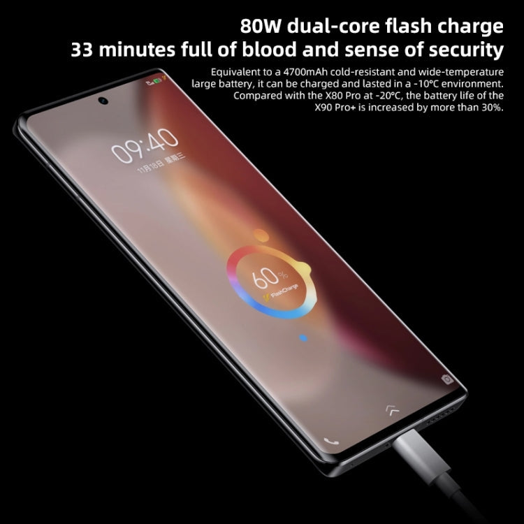 Quad Back Cameras, Screen Fingerprint Identification / Face ID, 4700mAh Battery, 6.78 inch Android 13.0 OriginOS 3 Qualcomm Snapdragon 8 Gen 2  Octa Core up to 3.2GHz, NFC, OTG, Network: 5G, Support Google Play, Support 50W Wireless Flash Charging...