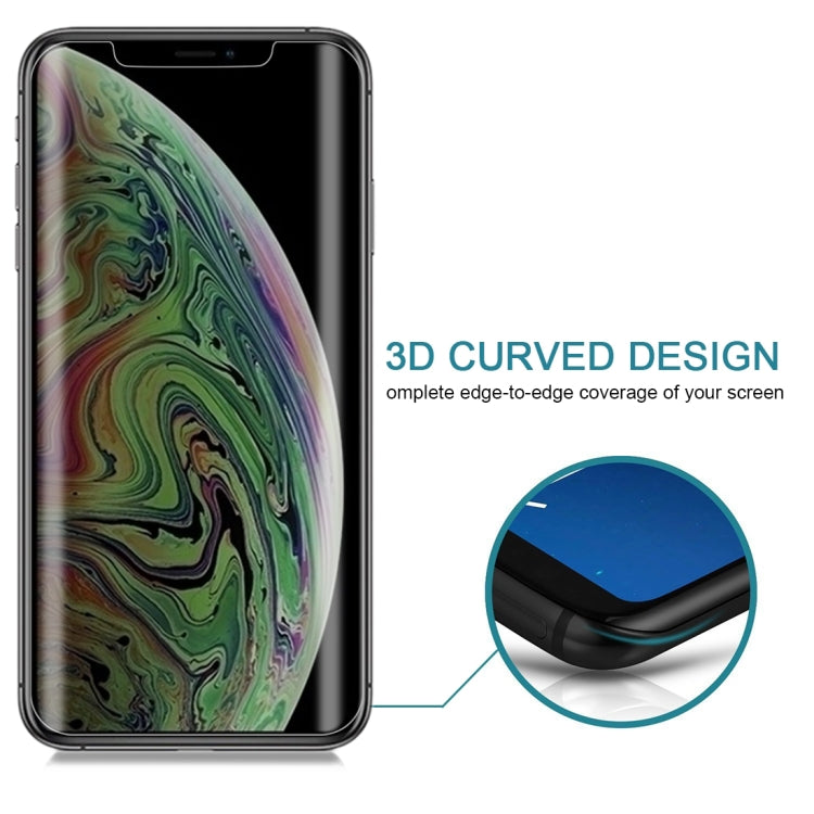 For iPhone XS Max 0.4mm 9H Surface Hardness 180 Degree Privacy Anti Glare Screen Protector, For iPhone XS Max (1 PC)