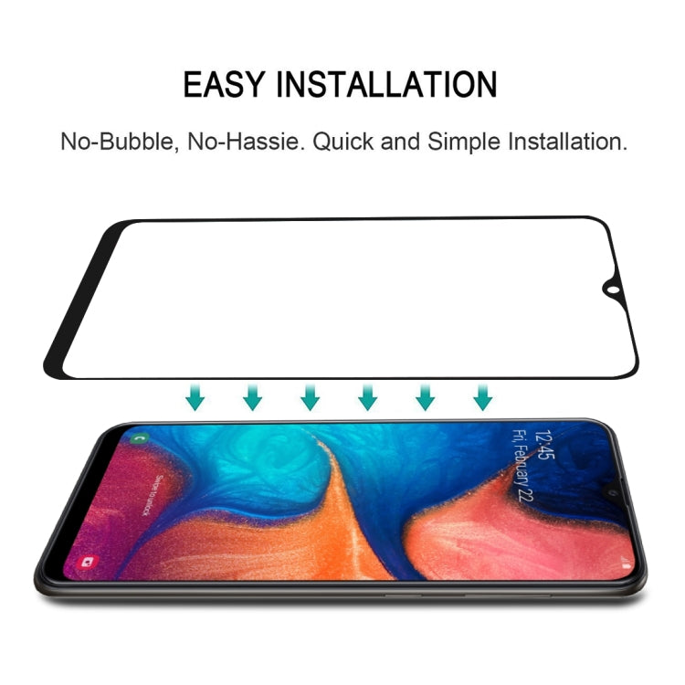 25 PCS Full Glue Full Cover Screen Protector Tempered Glass film for Galaxy A7 (2018), For Galaxy A7 (2018) (25 PCS)