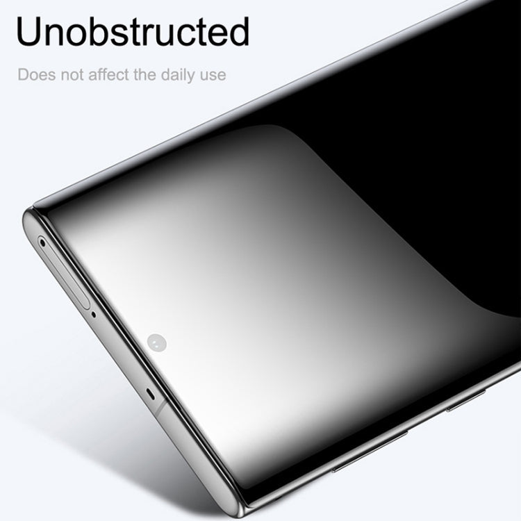 For Galaxy Note 10  Full Glue 3D Curved Edge Tempered Glass Film, Fingerprint Unlock Is Supported, For Galaxy Note