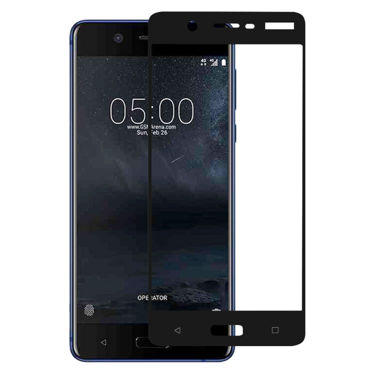 Full Glue Full Cover Screen Protector Tempered Glass film for Nokia 5, For Nokia 5