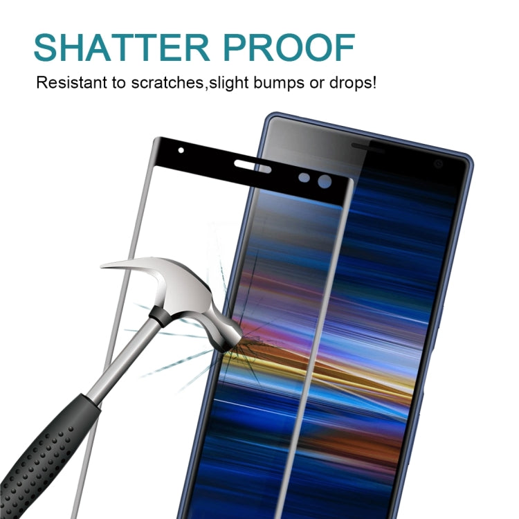9H 3D Curved Full Screen Tempered Glass Film for Sony Xperia 10 Plus, For Sony Xperia 10 Plus(1 PC)