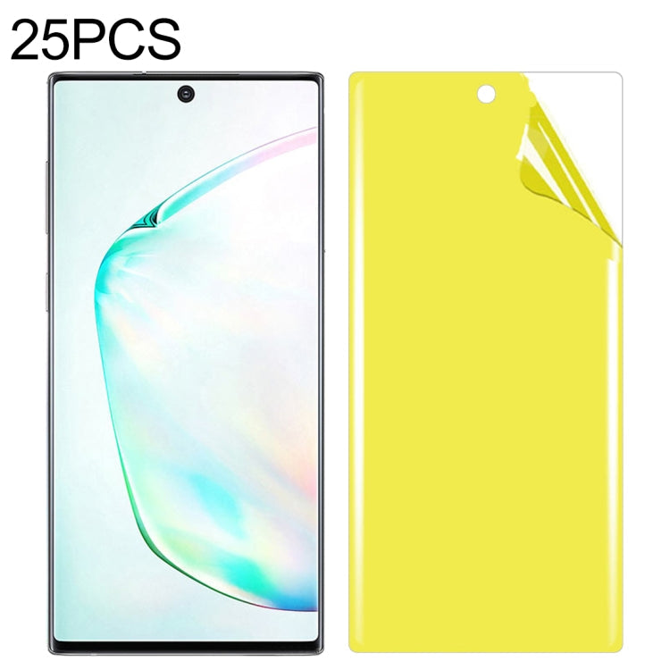 25 PCS For Galaxy Note 10 Soft TPU Full Coverage Front Screen Protector, For Galaxy Note 10(25 PCS)
