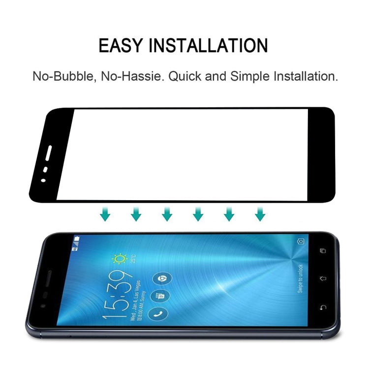 Full Glue Full Screen Tempered Glass Film for Asus ZOOM 3 ZE553KL, For Asus ZOOM 3 ZE553KL (1 PC)