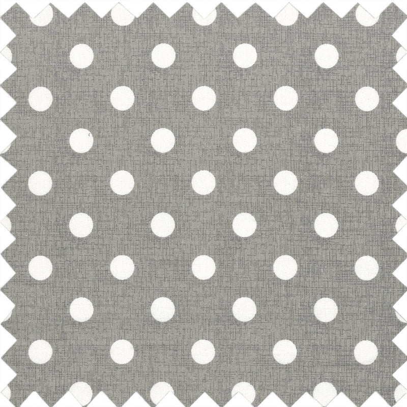 Hobby Gift: Sewing Box (S): Square: Grey Linen Polka Dot: Item size: (d/w/h) 20 x 20 x 11cm.
