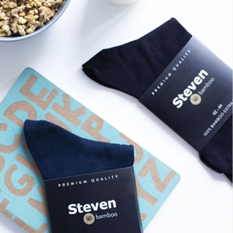 3 Pack Mens Plain 100% Bamboo Socks (2 Sizes)
