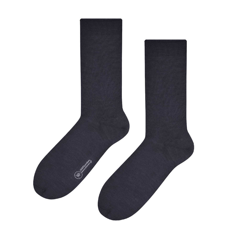 3 Pack Mens Plain 100% Bamboo Socks (2 Sizes)