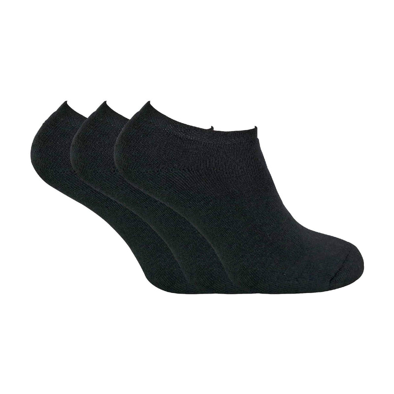 3 Pack Mens Thick Cushioned Low Cut Ankle Thermal Socks