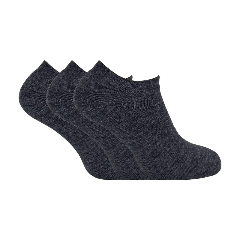 3 Pack Mens Thick Cushioned Low Cut Ankle Thermal Socks
