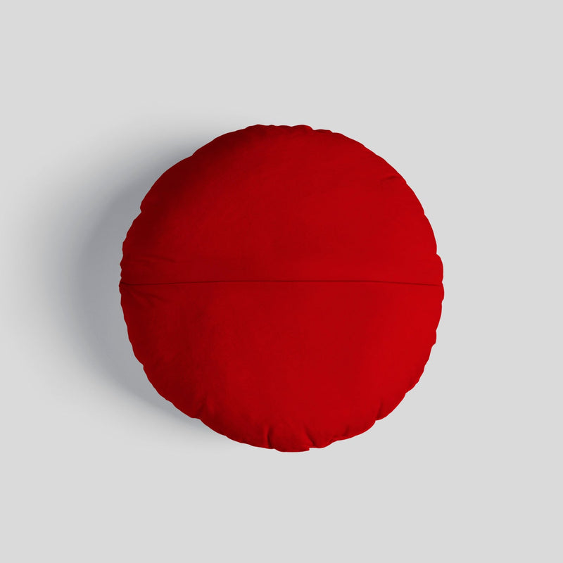 Manchester Red Red Flag - Football Legends - Circle Cushion 14"