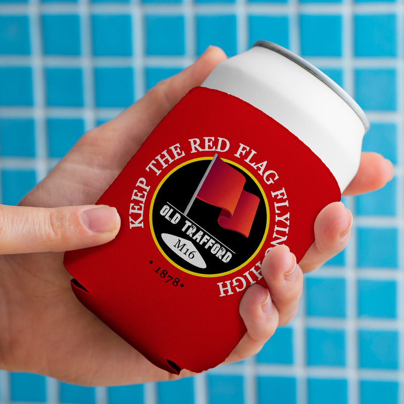 Manchester Red Red Flag - Football Legends - Can Cooler