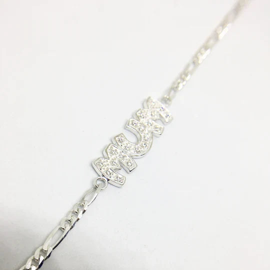 Mum Cubic Zirconia Bracelet