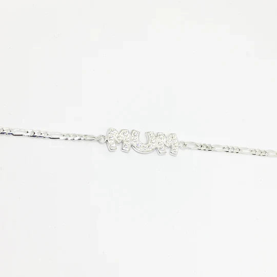 Mum Cubic Zirconia Bracelet