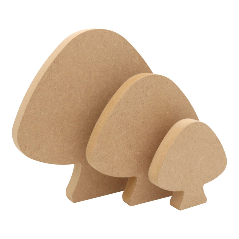 MDF Freestanding Mushroom Shape