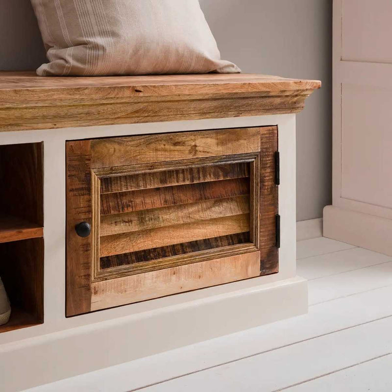 Bianco Wood Shoe Rack Upto 43"