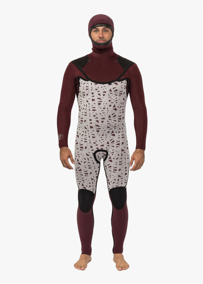 Vissla  New Seas 5-4 Hooded U-Zip Wetsuit